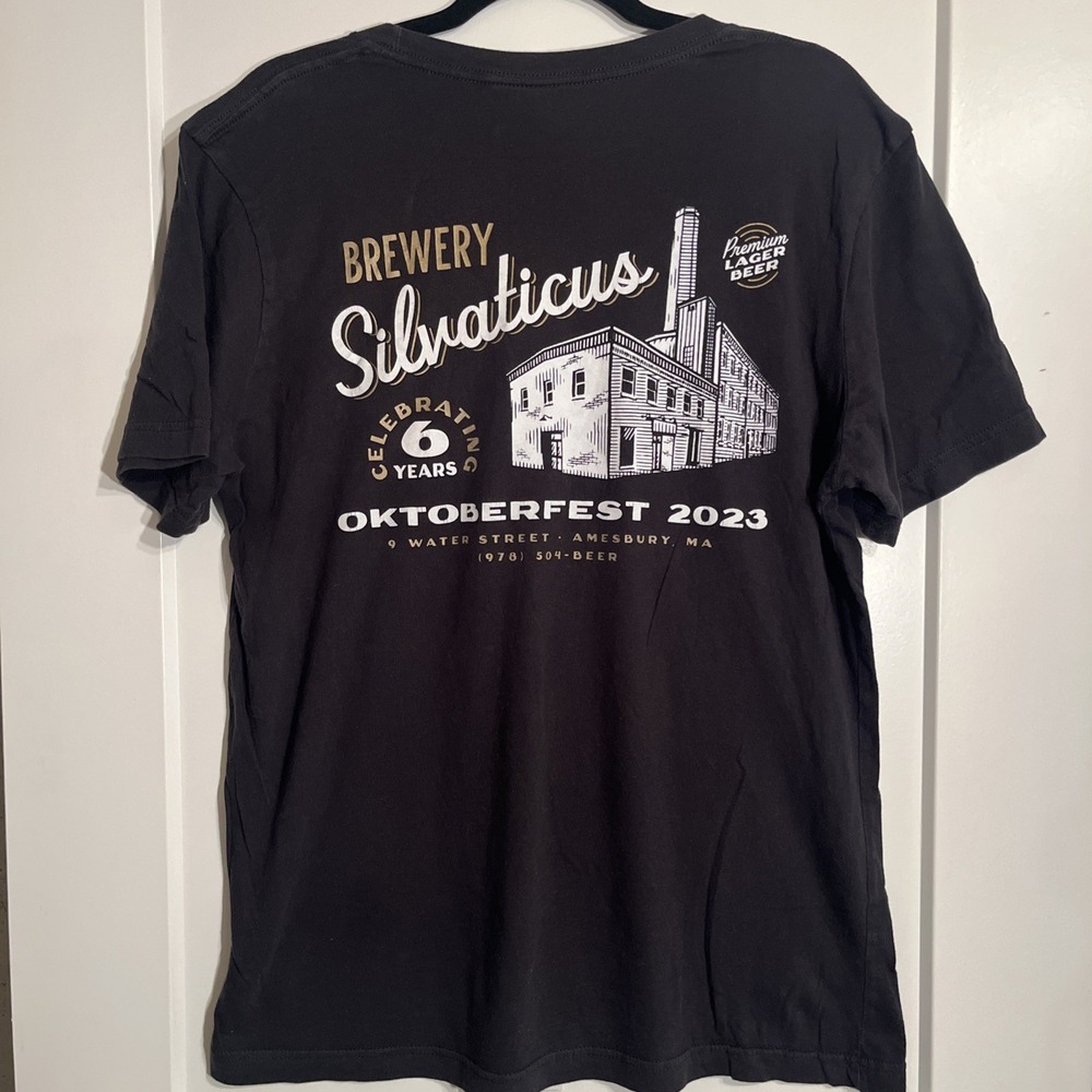 Brewery Silvaticus Oktoberfest 2023 Black Tshirt Large